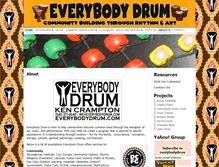 Tablet Screenshot of everybodydrum.com